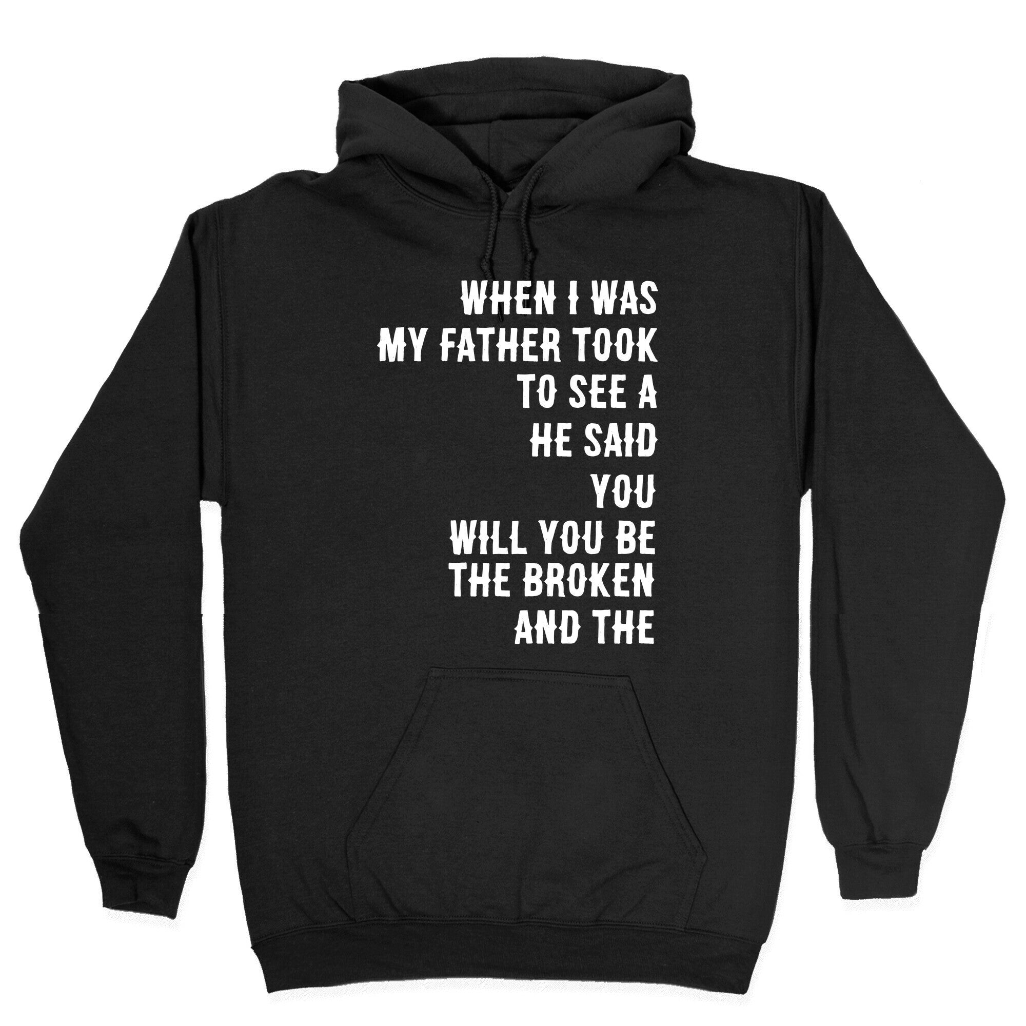 When I Was a Young Boy (1 of 2 pair) Hoodie